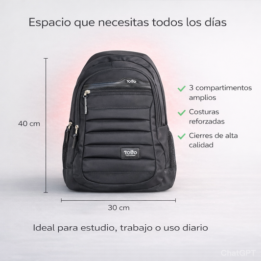 🎒Combo Totto 3x1 - Mochila, lonchera y cartuchera