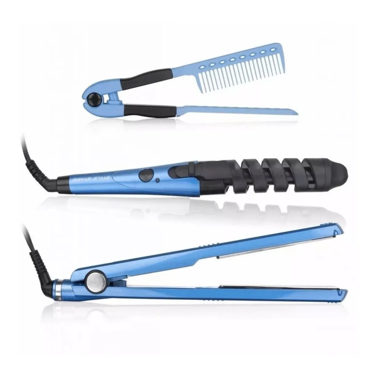 🎁Super combo Nano Titanium - Peina, plancha y riza